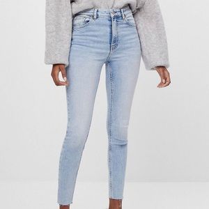 Skinny high rise bershka jeans